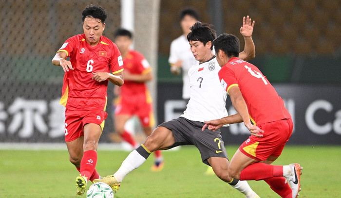 'U23 Trung Quốc chặn đứng giấc mơ vào chung kết của U23 Việt Nam', tờ stadiumastro (Malaysia) bình luận. Ảnh: AFC