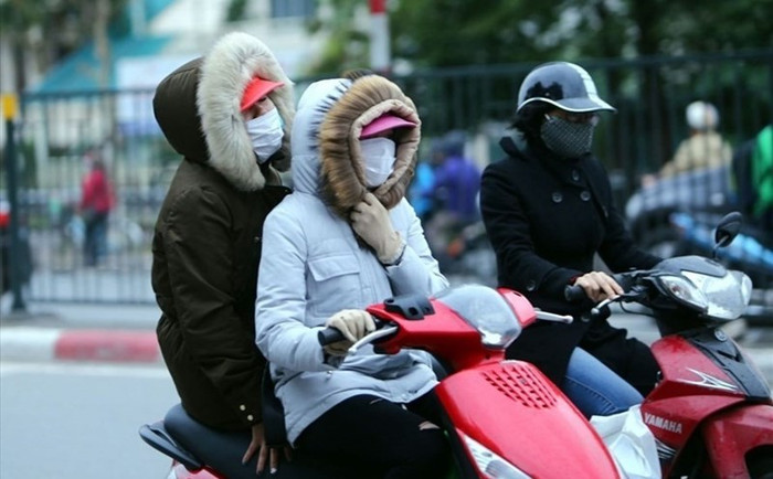 Không khí lạnh đang tiếp tục ảnh hưởng đến Bắc Bộ. Ảnh minh hoạ