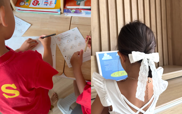 Hồ Ngọc Hà cho các con học tập, tham gia nhiều hoạt động khác nhau. Ảnh: IGNV