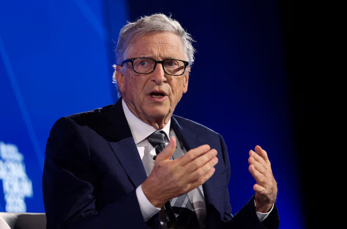 Tỷ phú Bill Gates, nhà từ thiện kiêm đồng sáng lập Microsoft. Ảnh: Reuters