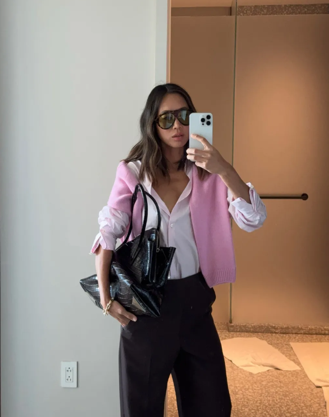 Sắc hồng kẹo. Ảnh: @aimeesong