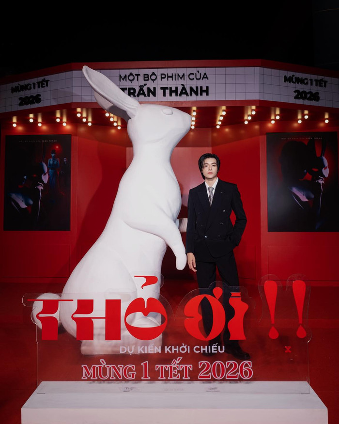 Vĩnh Đam tại showcase phim Thỏ ơi!!, gương mặt mới của làng giải trí.&nbsp;