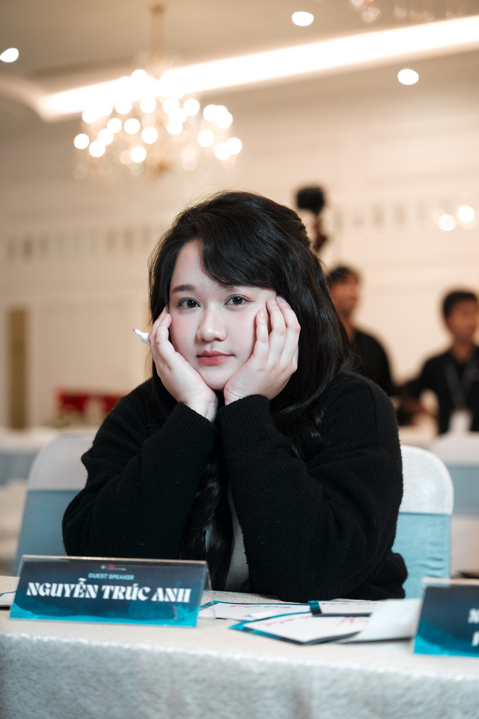 Trúc Anh tích cực xuất hiện trước công chúng thông qua nhiều sự kiện khác nhau. Ảnh: FBNV