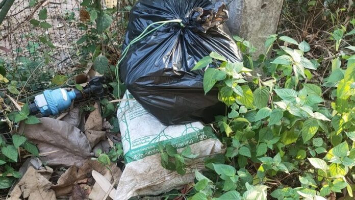 Phát hiện bao tải lạ dưới chân cột điện, người dân bàng hoàng khi mở ra Ảnh 1