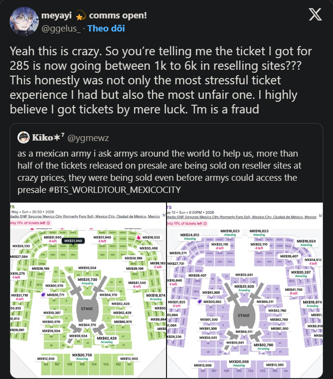 Giá vé concert của BTS được rao bán hàng trăm triệu đồng gây phẫn nộ Ảnh 3