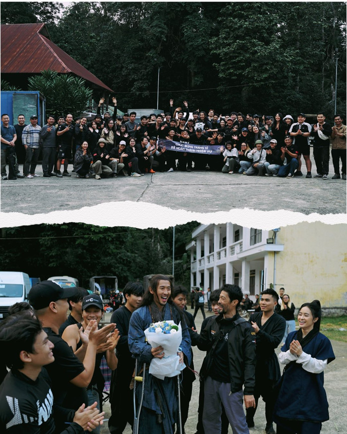 Tuấn Trần chia sẻ niềm vui khi hoàn thành xong vai diễn - Ảnh: FBNV&nbsp;