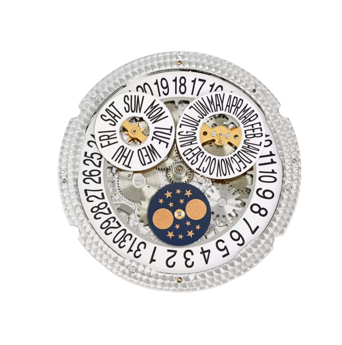 Bộ máy bên trong chiếc đồng hồ hơn 1 tỷ của diễn viên Quốc Trường. (Ảnh: Patek Philippe)