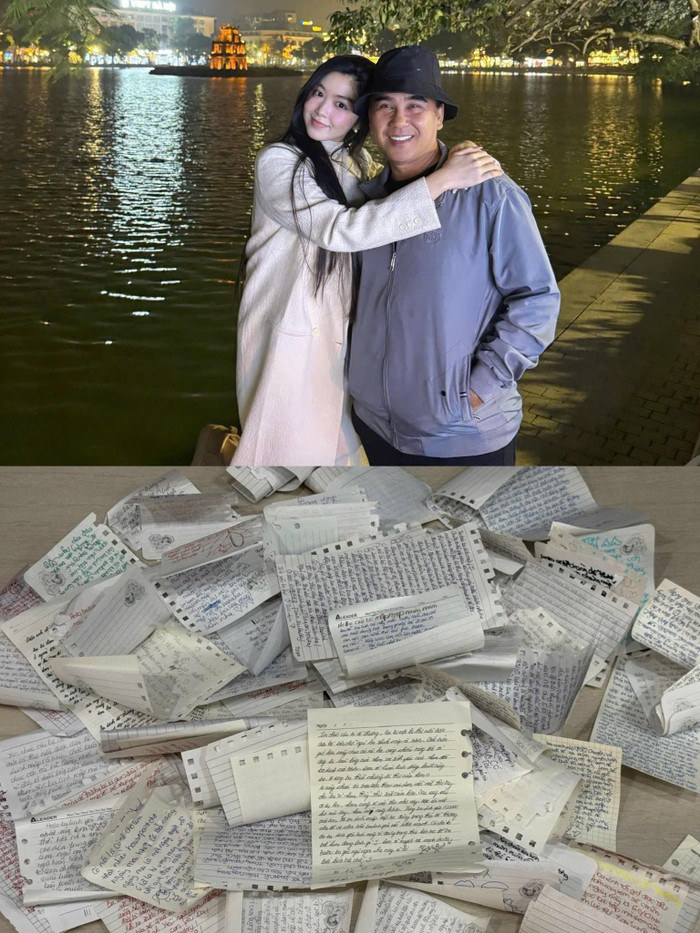 Con gái Quyền Linh viết thư cho ba trong thời điểm nam MC tham gia nhiều hoạt động vì cộng đồng.