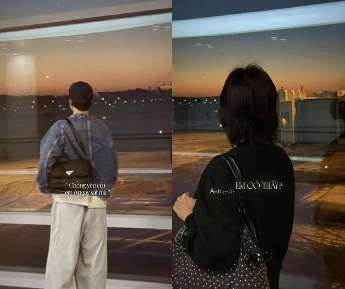 Khoảnh khắc lãng mạn của Diệu Nhi và Anh Tú Atus trong chuyến du lịch.