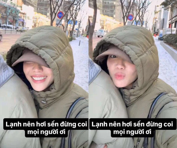 Ảnh chụp lén Anh Tú và Diệu Nhi ở Hàn Quốc, một chi tiết gây chú ý Ảnh 3