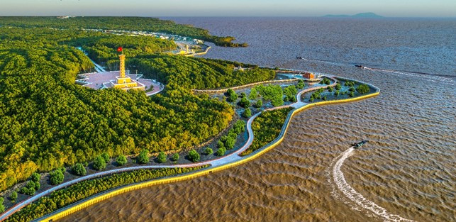 Cảnh đẹp tại vườn quốc gia Mũi Cà Mau.