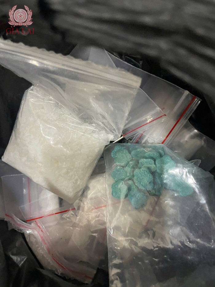 Số ma túy cơ quan Công an thu giữ. Ảnh: Công an tỉnh Gia Lai&nbsp;