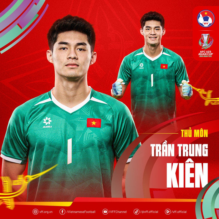 Cầu thủ Trần Trung Kiên. Ảnh: VFF