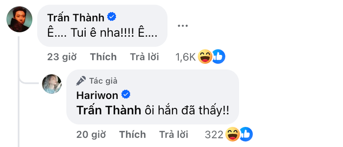 Phản ứng của Trấn Thành khi bị Hari Won 'bóc phốt'.