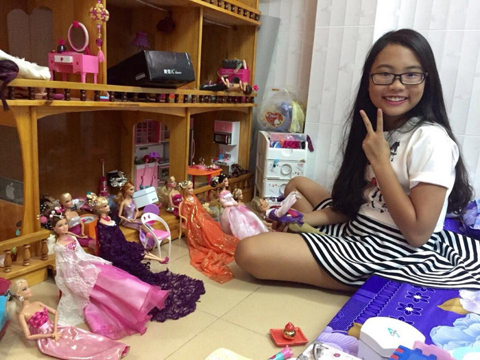 Phương Mỹ Chi có niềm đam mê đặc biệt với búp bê từ khi còn nhỏ.&nbsp;