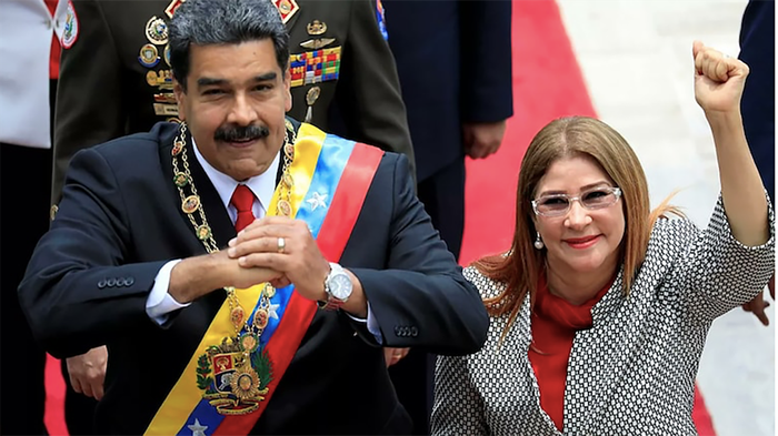 Tổng thống Venezuela Nicolás Maduro và vợ ông - bà Cilia Flores đã bị truy tố. (Ảnh: CNN)
