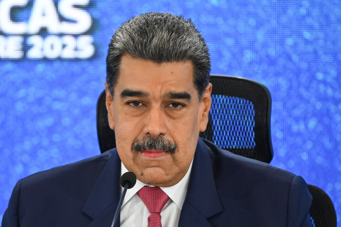 Tổng thống Venezuela Nicolas Maduro phát biểu tại Caracas ngày 15/9/2025. (Ảnh: AFP)