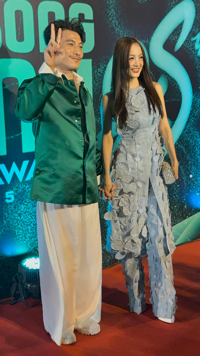 Liên Bỉnh Phát và bạn gái.