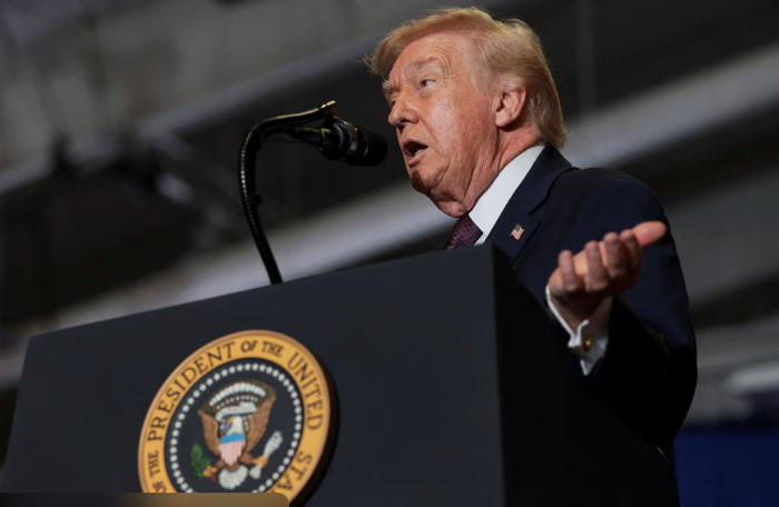 Tổng thống Trump. Ảnh: Reuters