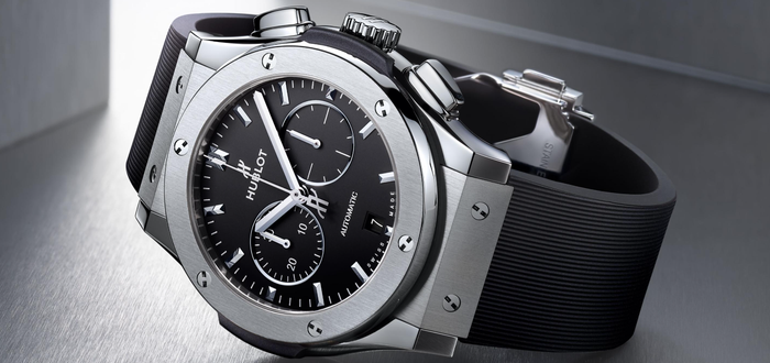 Một vài chi tiết kim cương xuất hiện trên chiếc đồng hồ của diễn viên Duy Khánh. (Ảnh: Hublot)