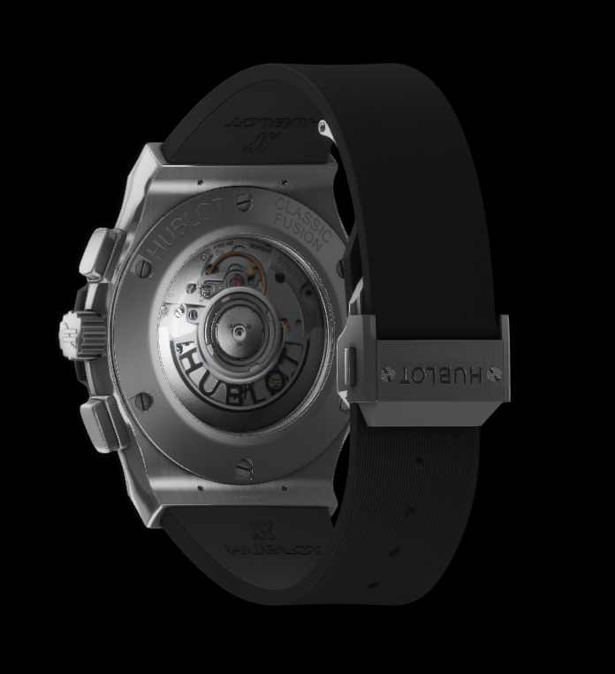 Các nút điều chỉnh trên chiếc đồng hồ của bạn thân Hòa Minzy giúp thao tác dễ dàng hơn khi sử dụng. (Ảnh: Hublot)