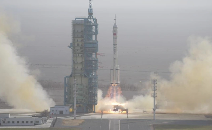 Trung Quốc phóng tàu vũ trụ Thần Châu-22 (Ảnh: Tân Hoa xã).