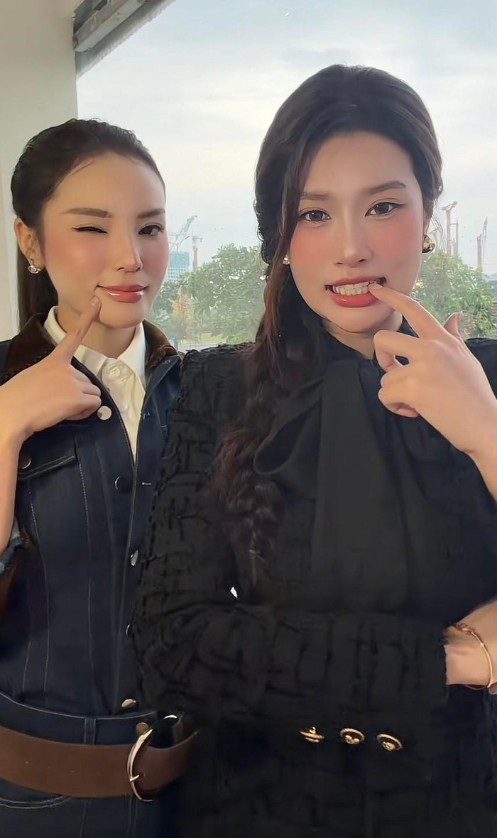 Hoa hậu Kỳ Duyên và Đoàn Thiên Ân lại công khai thân mật Ảnh 2