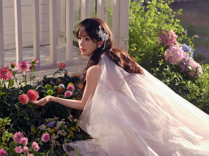 Nhan sắc xinh đẹp giúp Điền Vi Hi luôn nhận được sự quan tâm từ phía công chúng. Ảnh: Weibo