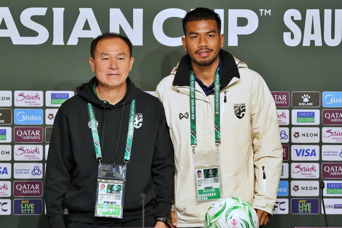 U23 Thái Lan xác định mục tiêu giống U23 Việt Nam là vào tứ kết VCK U23 châu Á 2026. Ảnh: FAT