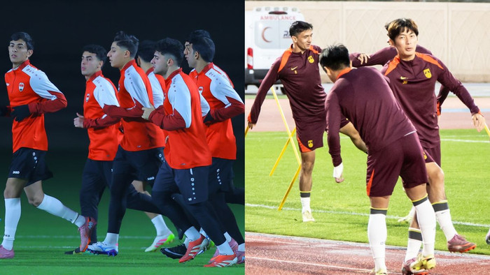 U23 Iraq quyết tâm thắng U23 Trung Quốc. Ảnh: AFC