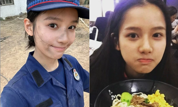 Trương Tịnh Nghi thời chưa nổi tiếng mang vẻ đẹp mộc mạc, giàu chất điện ảnh.