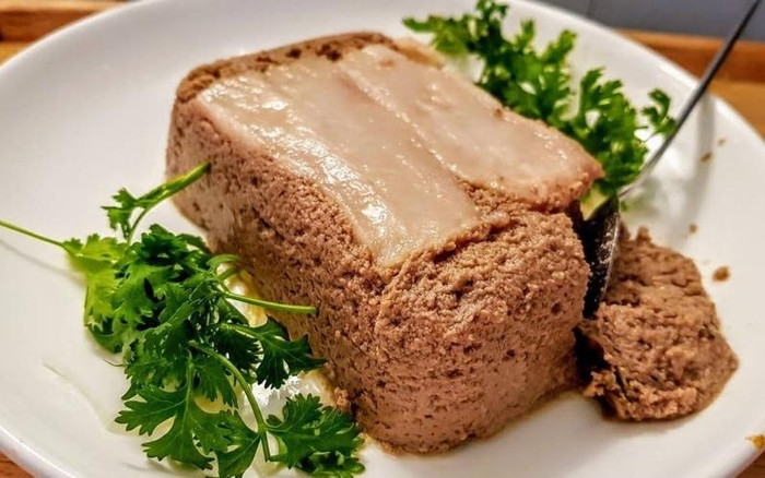 Mẻ pate hoàn chỉnh.
