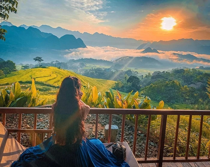 Bất kỳ ai khi sáng thức dậy nhìn thấy khung cảnh này cũng thích thú vô cùng. Ảnh: Sưu tầm