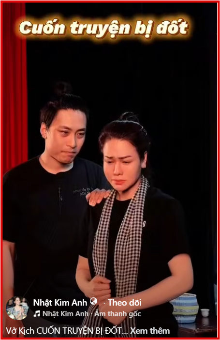 Nhật Kim Anh tận hưởng hạnh phúc với bộ môn kịch nói, bên cạnh tình yêu âm nhạc và điện ảnh.