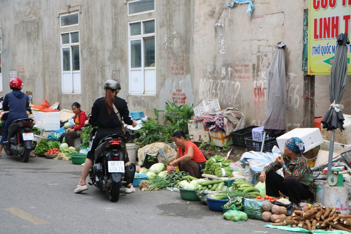 Khung cảnh ở chợ quê tại Tam Đảo. Ảnh: Fanpage xã Tam Đảo - Phú Thọ