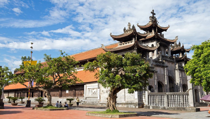 Vẻ đẹp bên ngoài của nhà thờ. Ảnh: Sưu tầm