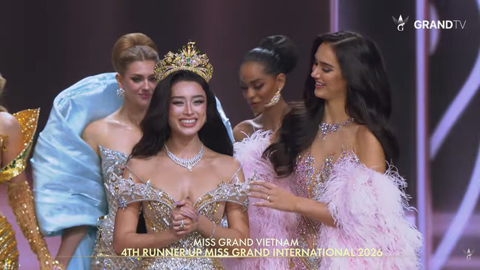 Trực tiếp chung kết Miss Grand International 2026: Emoura Phạm đoạt Á hậu 4 Ảnh 1