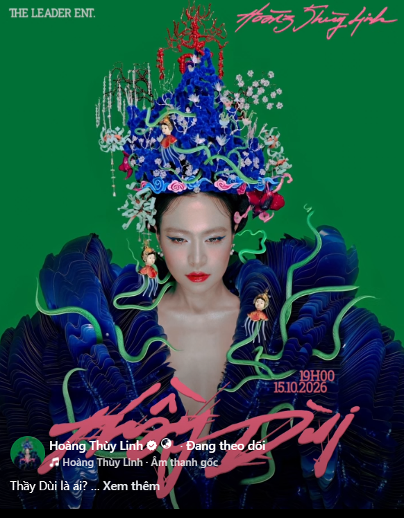 Hoàng Thùy Linh khiến khán giả đứng ngồi không yên với sản phẩm âm nhạc mới mang tên Thầy Dùi.