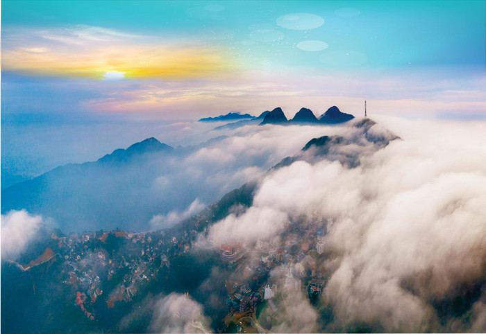 Khung cảnh dẹp nao lòng. Ảnh: Sưu tầm