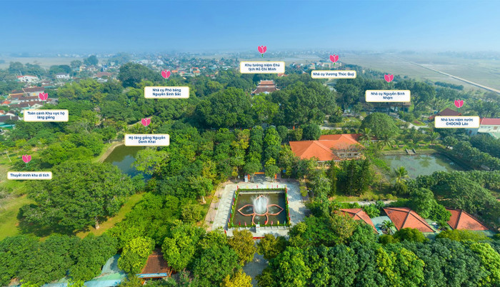 Khu di tích Kim Liên. Ảnh: báo Nghệ&nbsp;