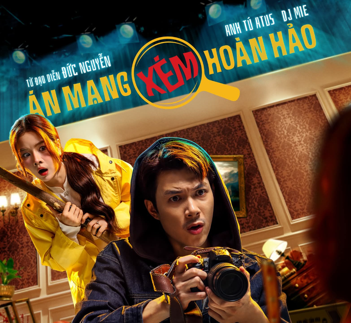 Anh Tú Atus và DJ Mie kết hợp trong câu chuyện trinh thám pha hài hước của Án Mạng Xém Hoàn Hảo. Ảnh: ĐPCC
