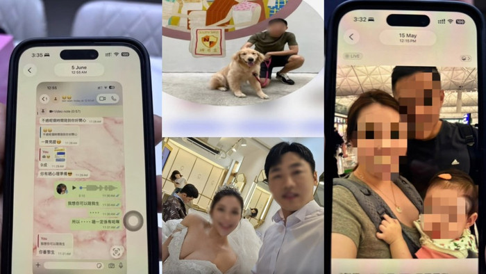 Khi xem các đoạn hội thoại của vợ và Law, người chồng đau đớn phát hiện vợ có mối quan hệ tình cảm với người khác. Ảnh: The Standard