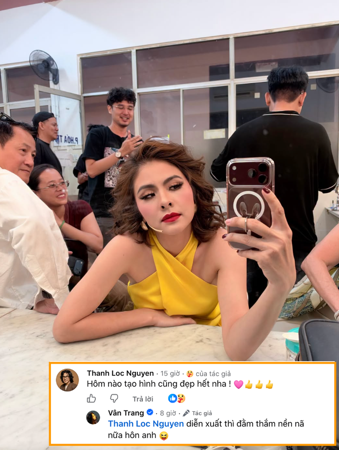 NSƯT Thành Lộc để lại lời nhận xét tạo hình của Vân Trang trong vở kịch Giáng Hương.