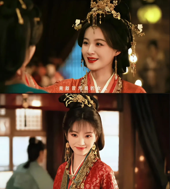 Điền Hi Vi và Mao Lâm Lâm gây chú ý khi vào vai hai thế hệ trong phim cổ trang Gả Kim Thoa. Ảnh: Sohu