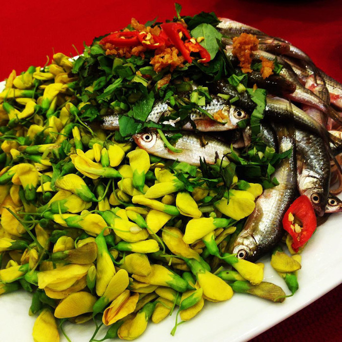 Cá linh bông điên điển.