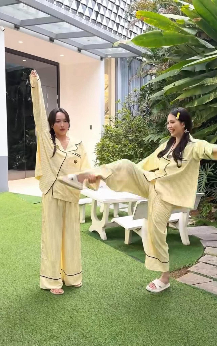 Ngọc Trinh và Diệu Nhi kết hợp ăn ý.