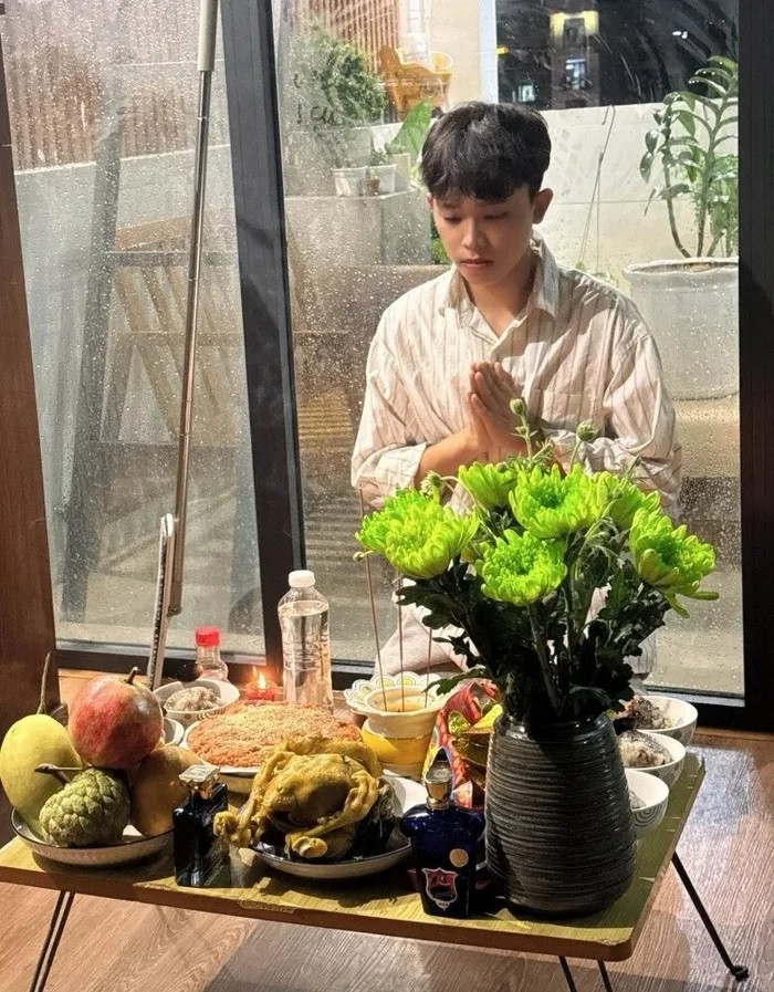 Hồ Văn Cường trong căn nhà mới ở TP.HCM.