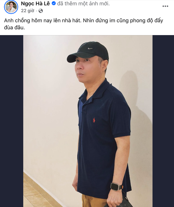 Ngọc Hà chia sẻ hình ảnh NSND Công Lý.
