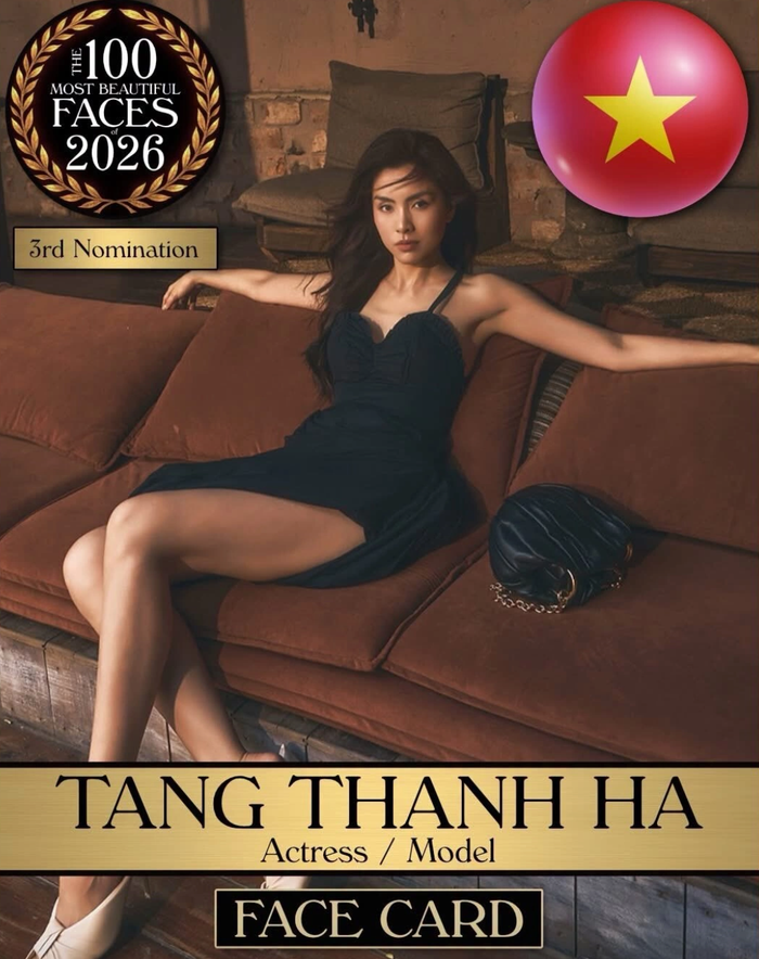 Tăng Thanh Hà lần đầu góp mặt trong danh sách đề cử 100 gương mặt đẹp nhất thế giới năm 2026 của TC Candler.