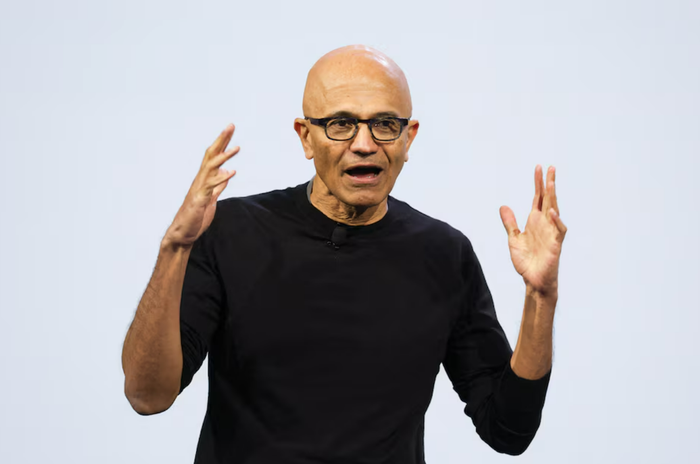 Giám đốc điều hành Microsoft Satya Madella. Ảnh: Reuters